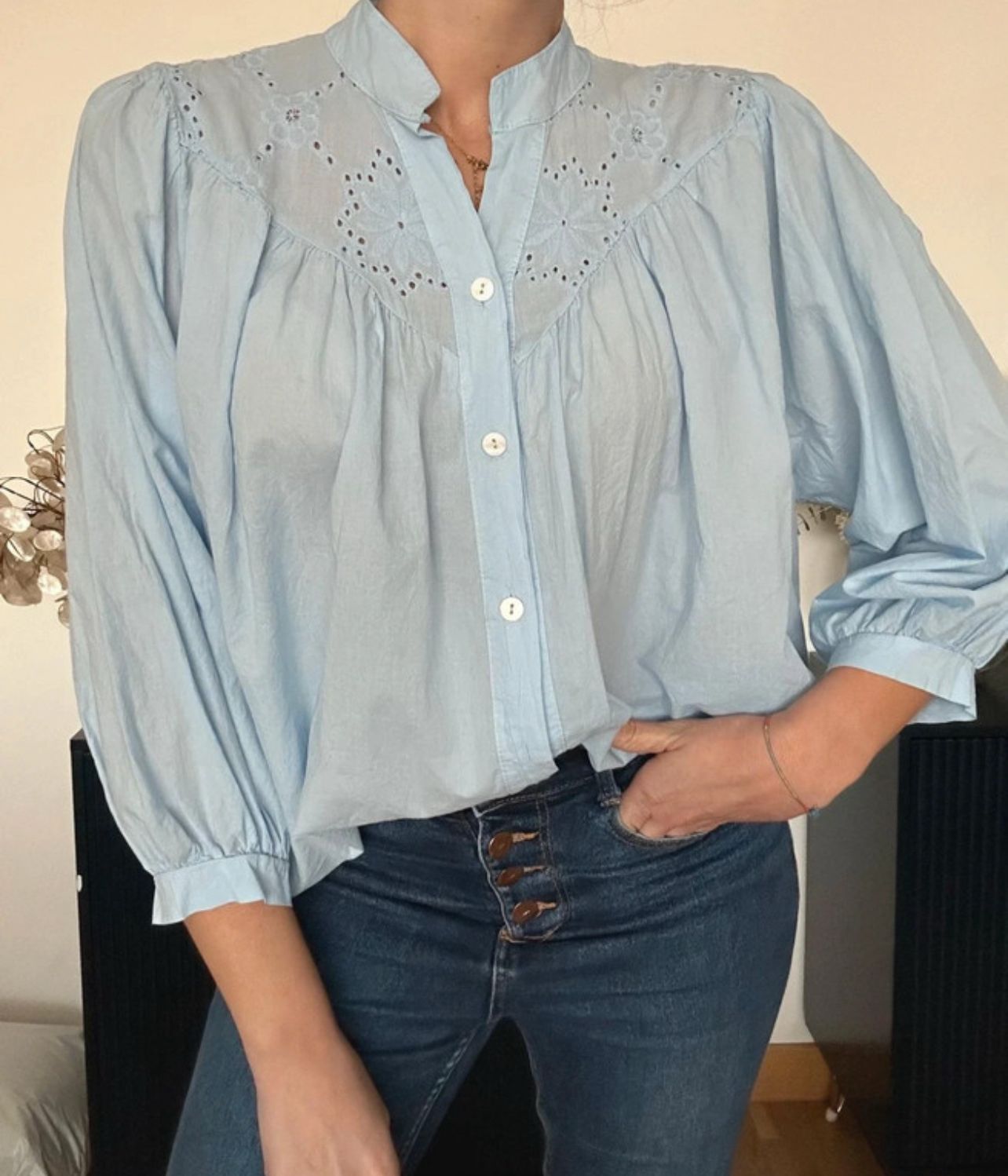 Blusa azul