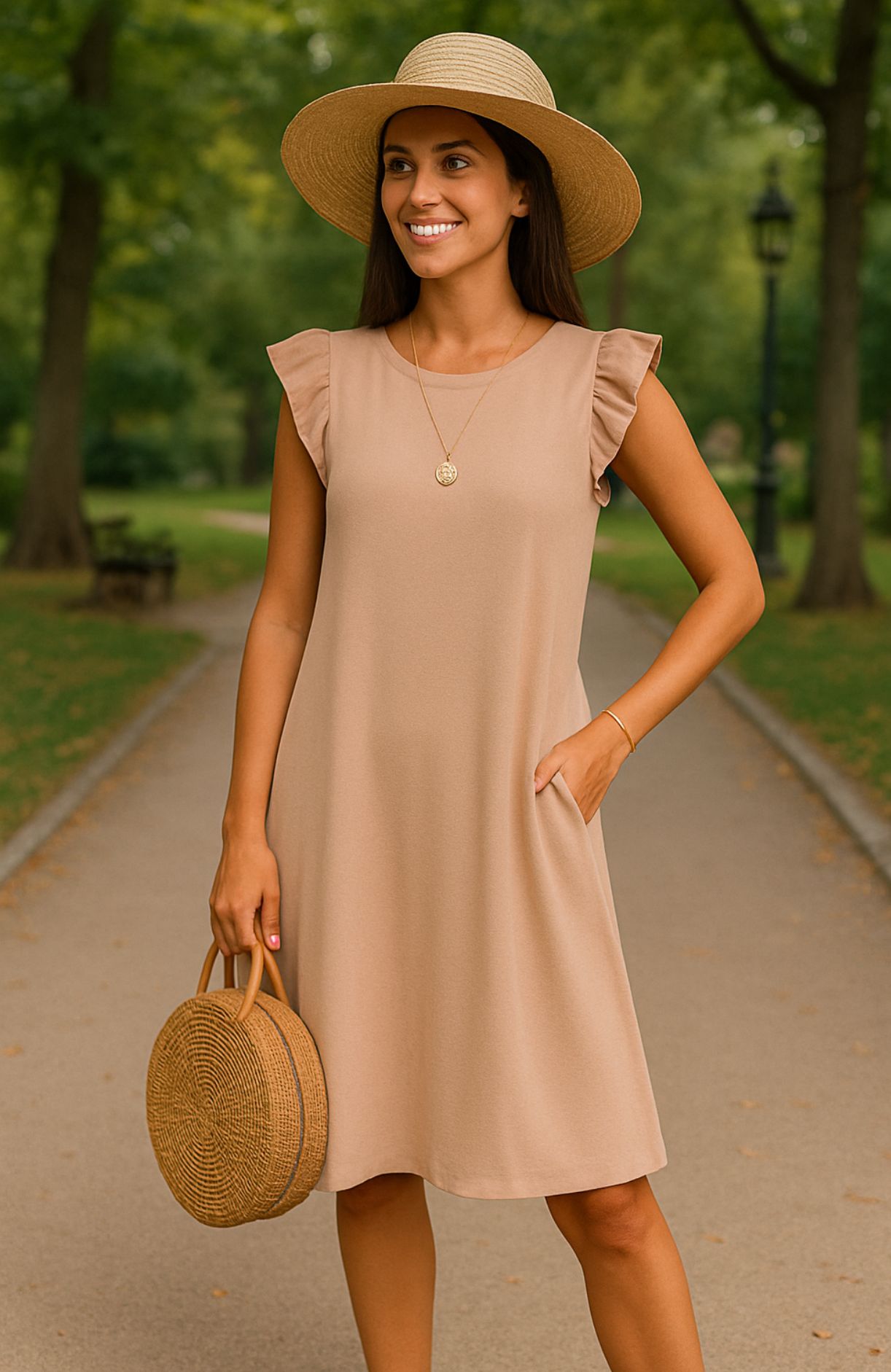 Vestido Café