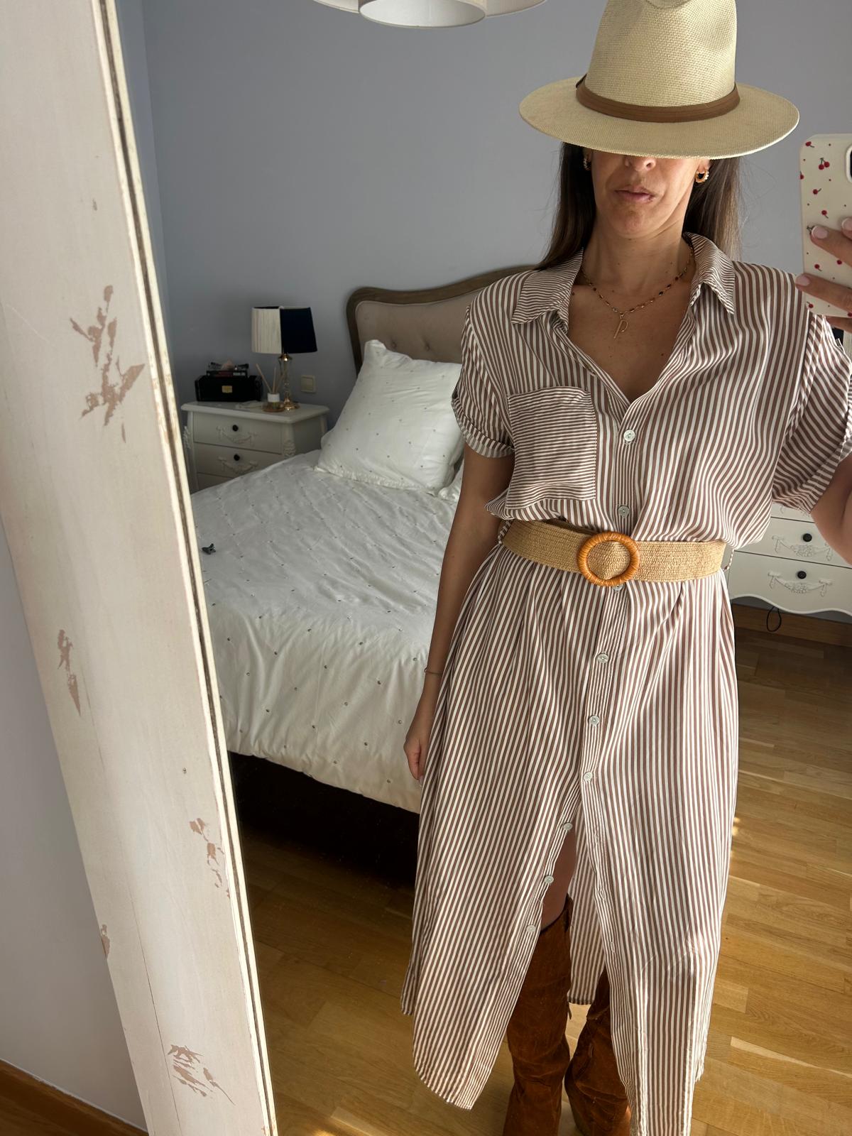 Vestido Cebra Marrón