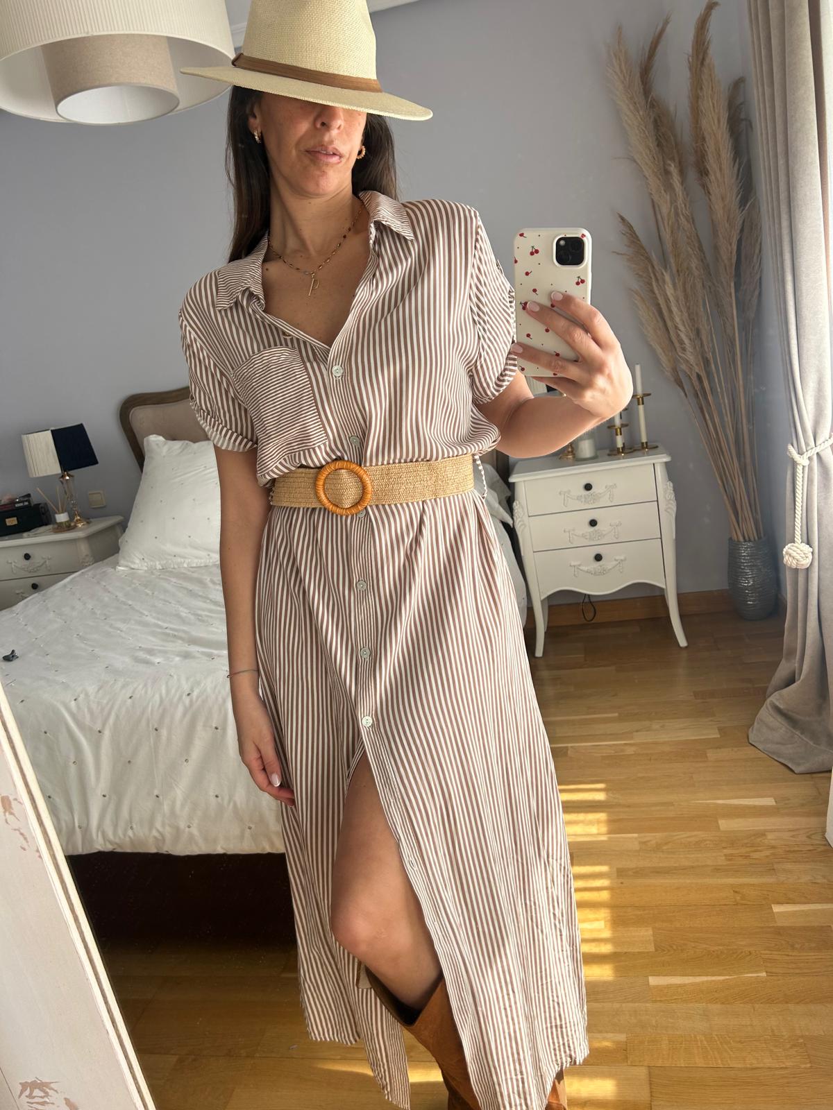 Vestido Cebra Marrón