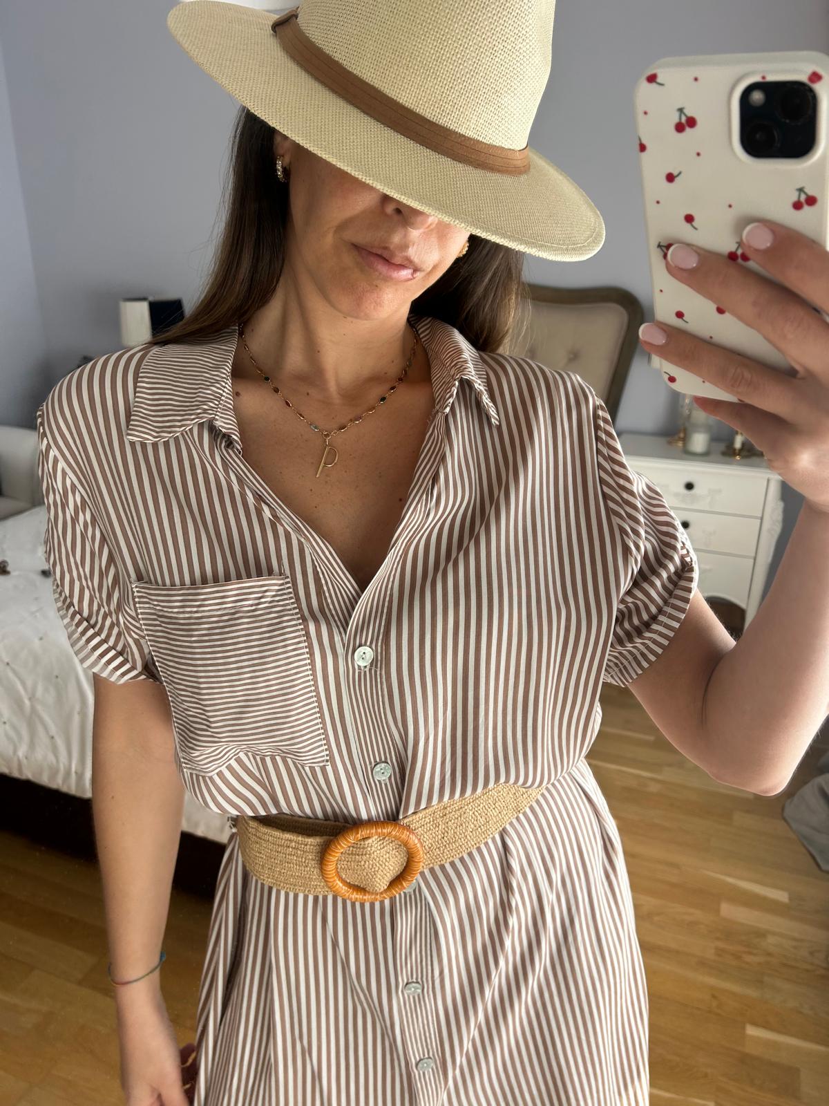 Vestido Cebra Marrón