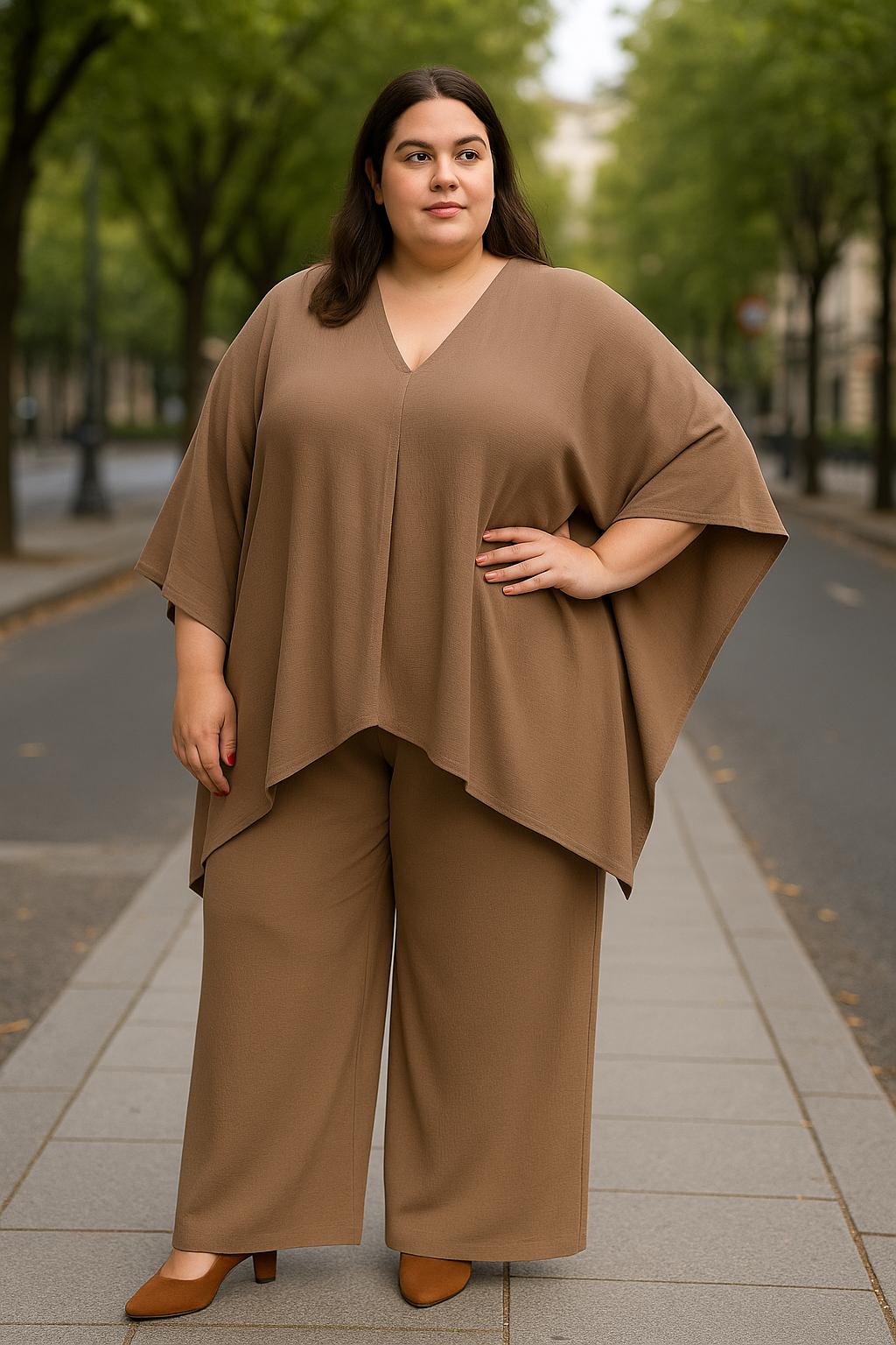 Conjunto Pastel Marrón