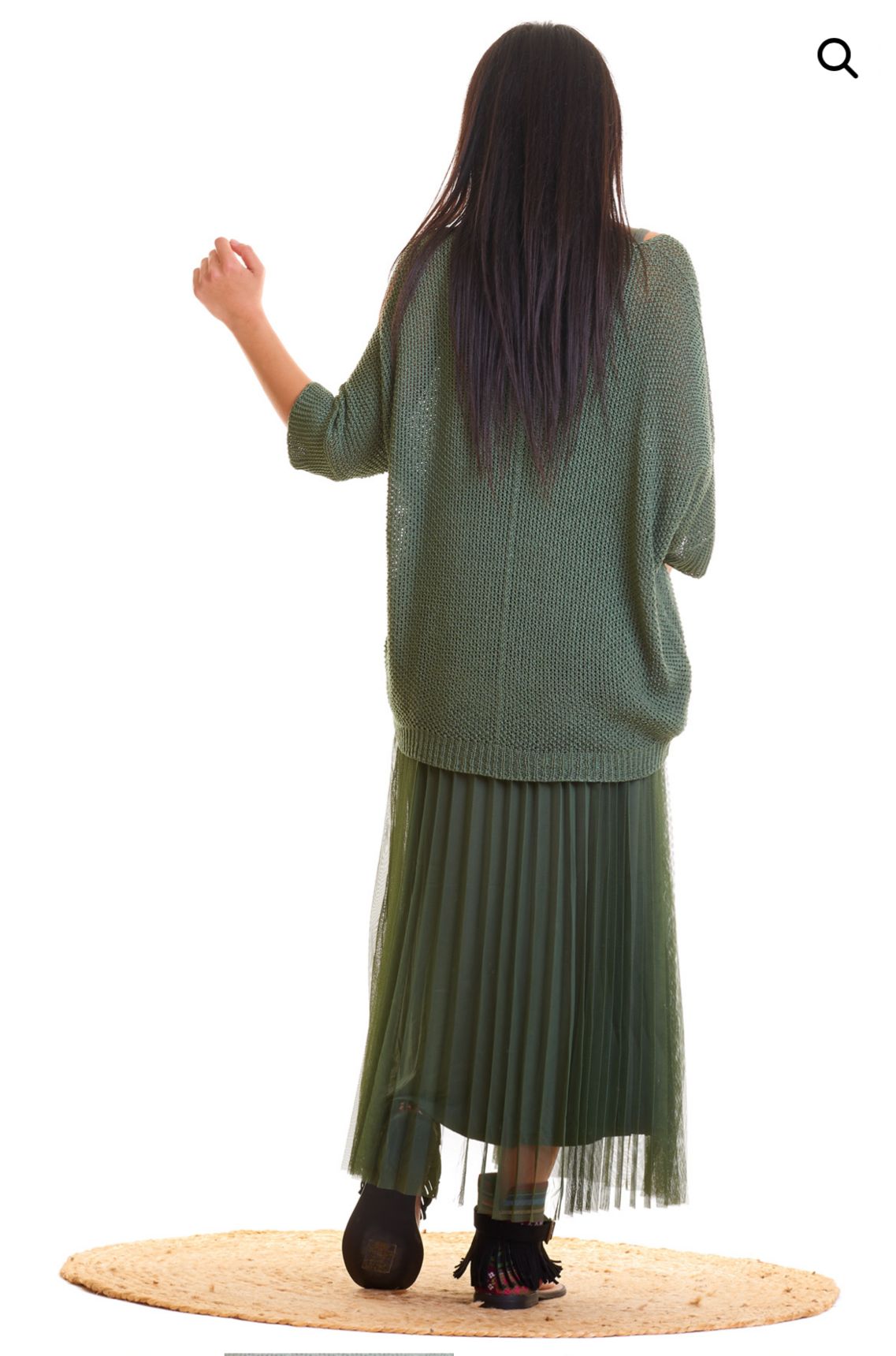 Vestido Tul VERDE + Jersey