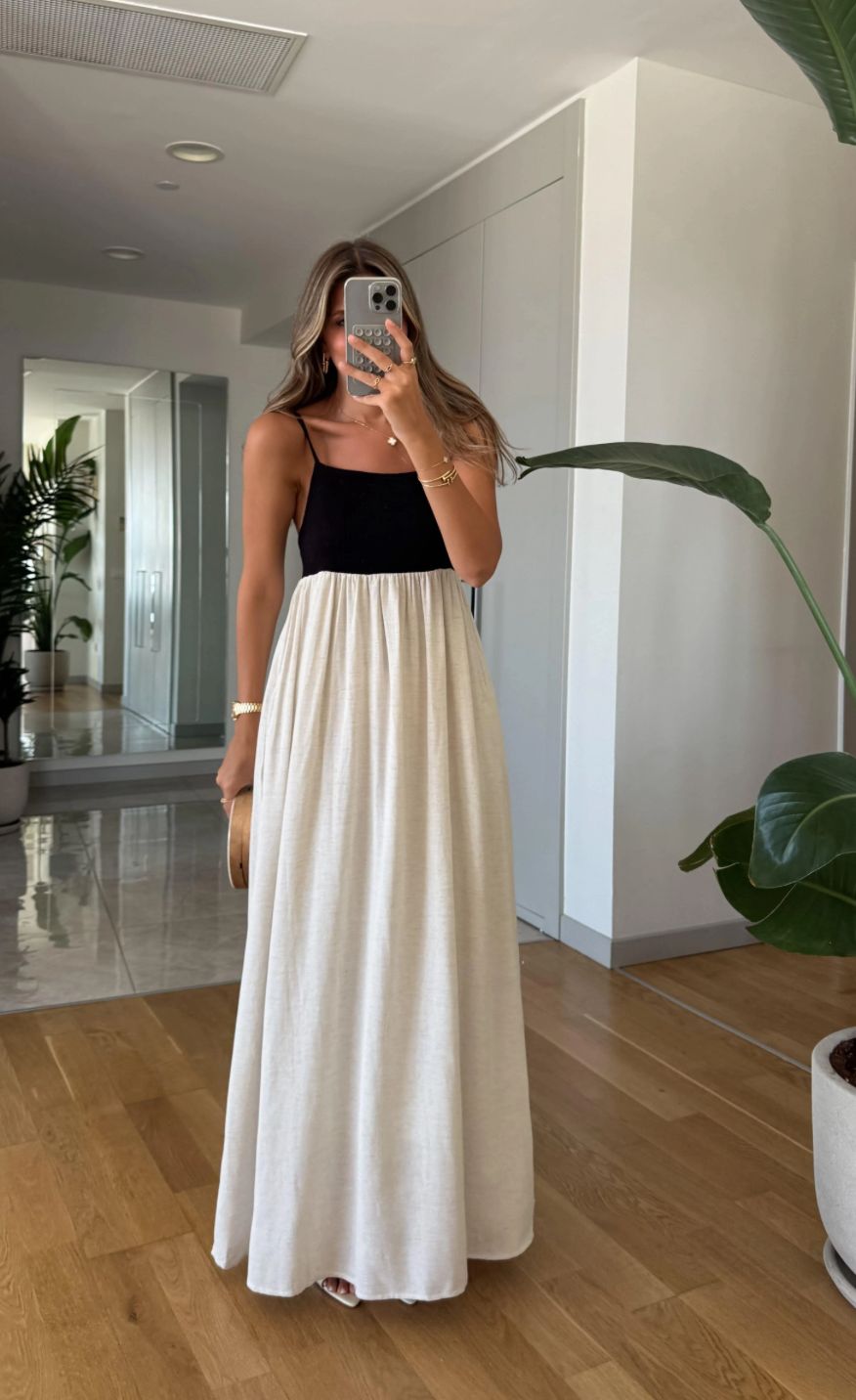 Vestido de Lino Rústico