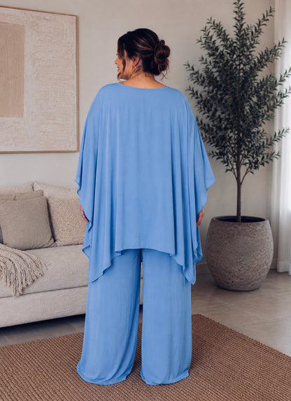 Conjunto azul rey