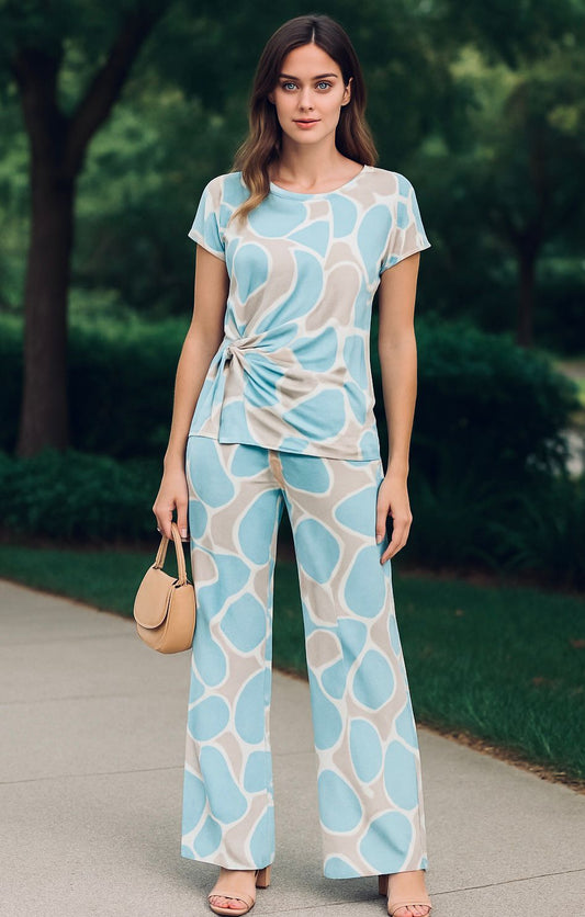 Conjunto Manchas Azul