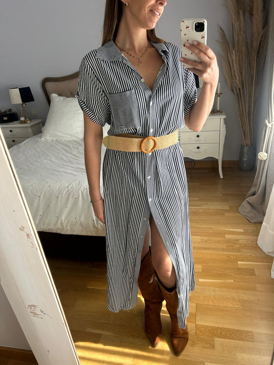 Vestido Cebra Negro