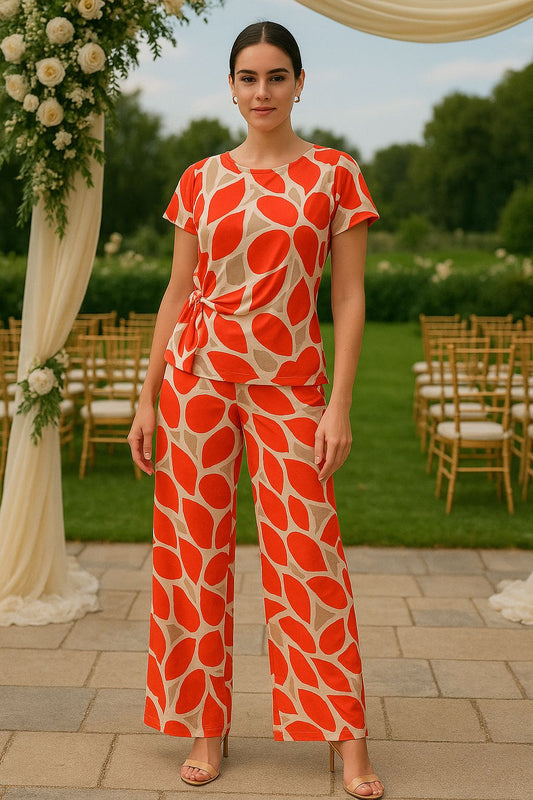 Conjunto Manchas Naranja