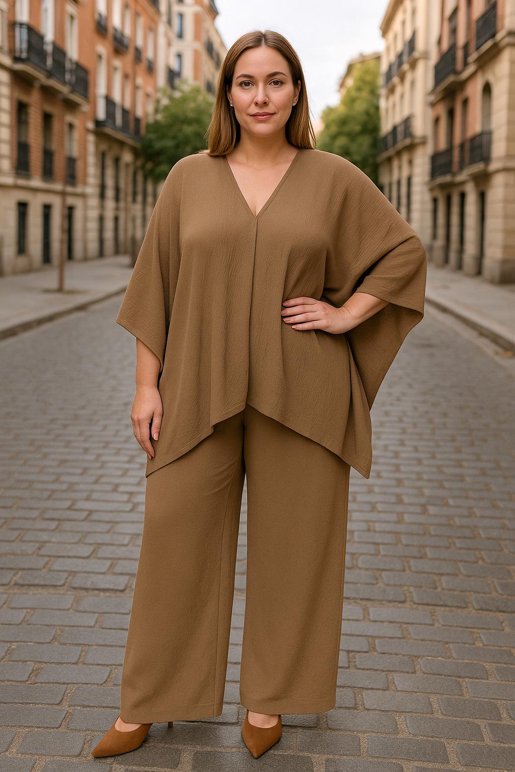 Conjunto Pastel Marrón