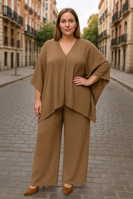 Conjunto Pastel Marrón