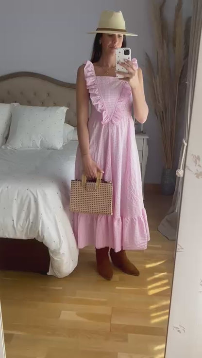 Vestido Rociero Rosa